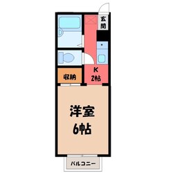 コーポ幸町の物件間取画像